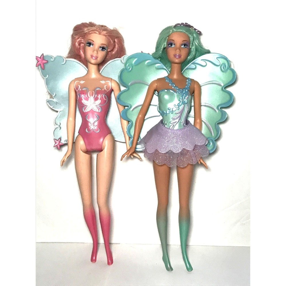 Barbie Fairytopia Magic of the Rainbow Fairy 2 Doll Set 2007 Toys R Us K9267